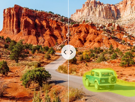 Outdoor photo decluttered with PxBee Cleanup Pictures AI