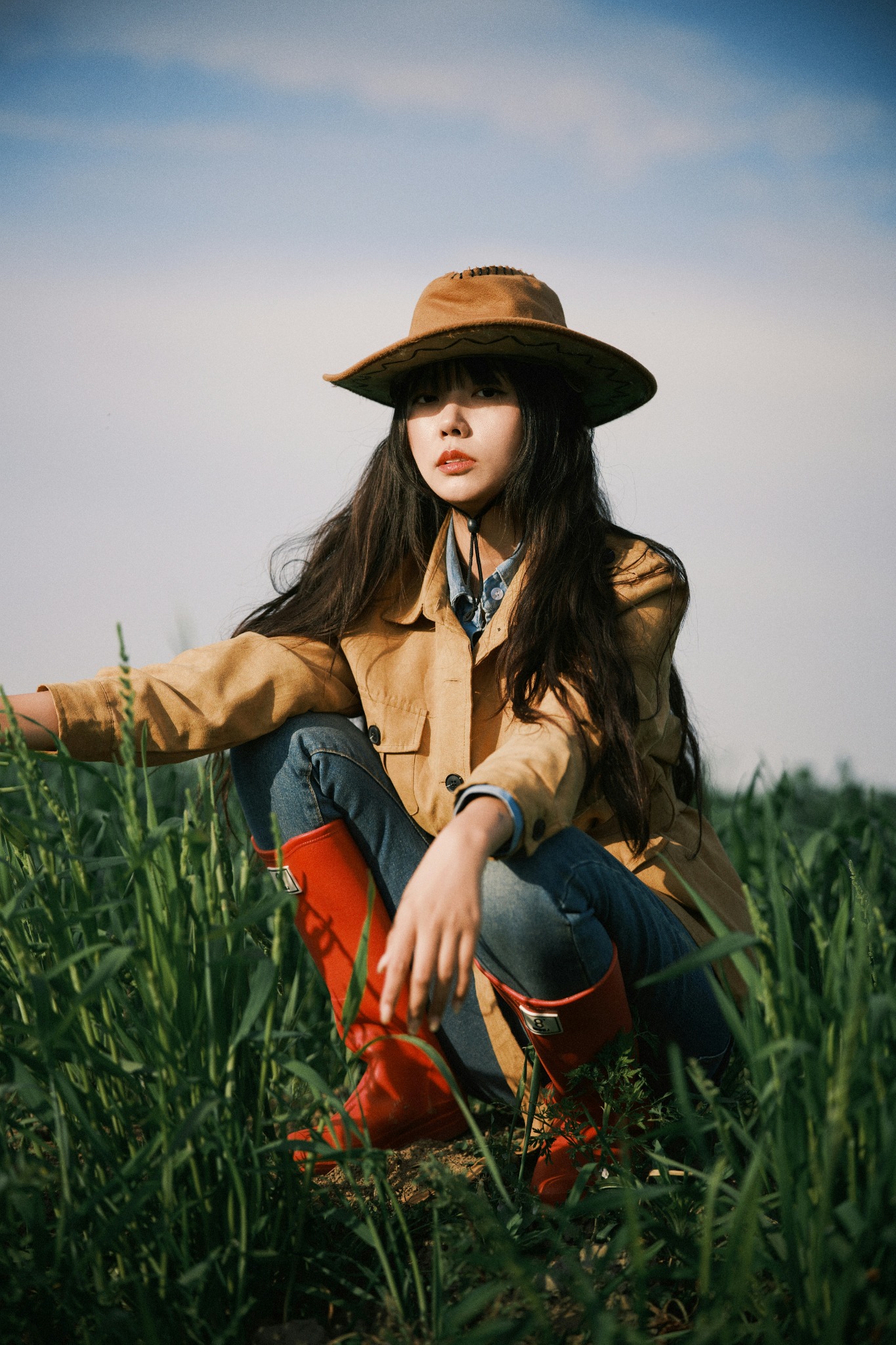 High-resolution portrait suitable for HD image output
