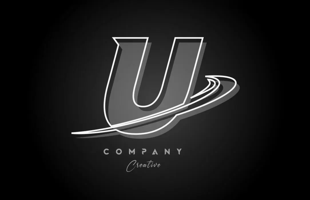 Company logo on a dark background before editing