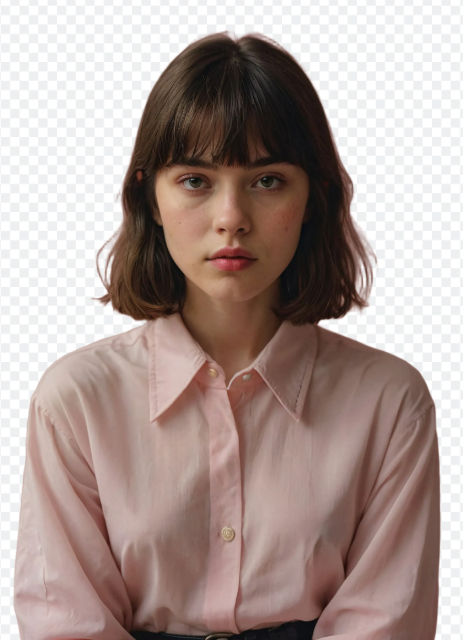 Fine subject edges reviewed after changing a photo background