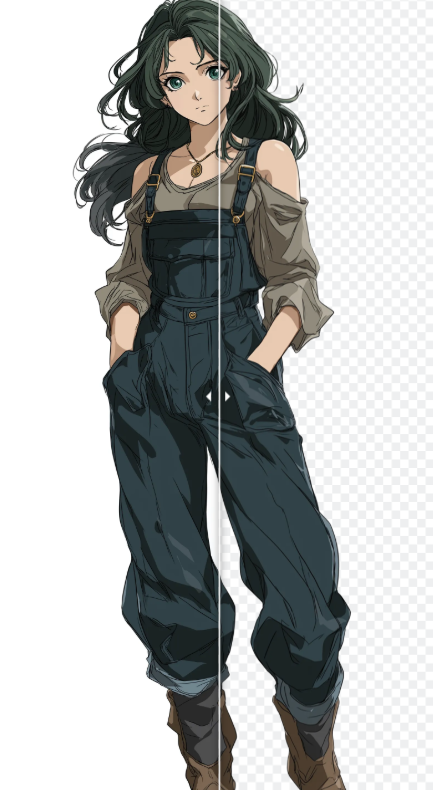 Detailed illustration shown across white and transparent backgrounds